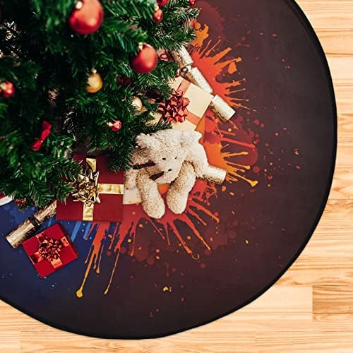 מחצלת עץ חג המולד של חומר חג המולד של חומר חג המולד של קיגאי בצבע מים, ניתן להשתמש בקישוט הבית של מסיבות