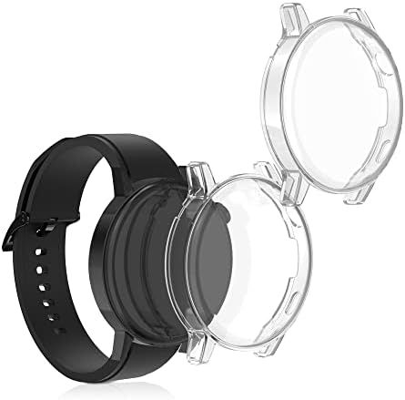 מארז KWMobile תואם ל- Huawei Watch GT 3 - כיסוי שעון/כושר חכם - כריכה - שקוף