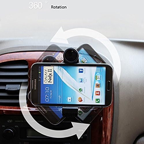 מחזיק טלפון סיבוב של אוויר אוויר רכב עבור Verizon Lg G Vista - Verizon LG G2 - Verizon LG G3