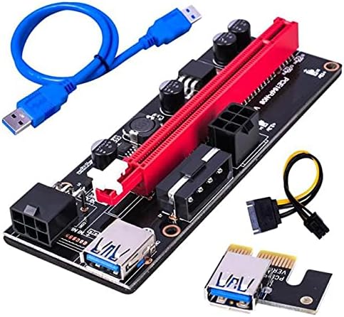 מחברים 60 סמ PCI -E PCIE RISER 009 אקספרס 1X TO16X מאריך PCI E USB RISER 009S GPU מתאם כפול כרטיס