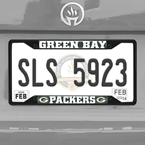 Fanmats 31356 Green Bay Packers מסגרת רישוי מתכת
