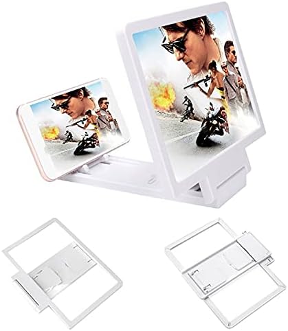 נייד טלפון מסך זכוכית מגדלת 3 ד וידאו מסך מגבר סטנד סוגר עם סרט משחק זכוכית מגדלת מתקפל טלפון שולחן מחזיק