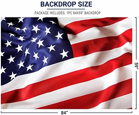 84 איקס 59 אמריקאי דגל רקע עבור פטריוטית נושא צילום תמונה סטודיו תא פוטושוט אבזרי