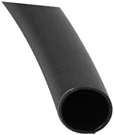 X-deree 6 ממ דיא 4: 1 יחס חום מכווץ צינור חוט חוט גלישת שרוול צינורות שרוול 1 מ 'אורך שחור (6 ממ דה