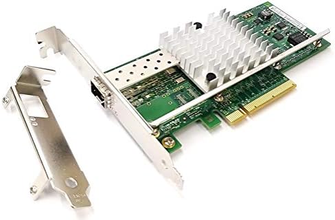 Hinyseno 1 יציאה 10GBE SFP+ סיבים אופטיים PCI-express x 8 NIC