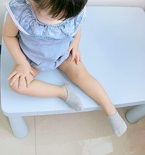 צ ' ונג תינוק גריפ גרבי בני בנות פעוט לא להראות כותנה אנטי להחליק ללא החלקה בלתי נראה קיץ דק