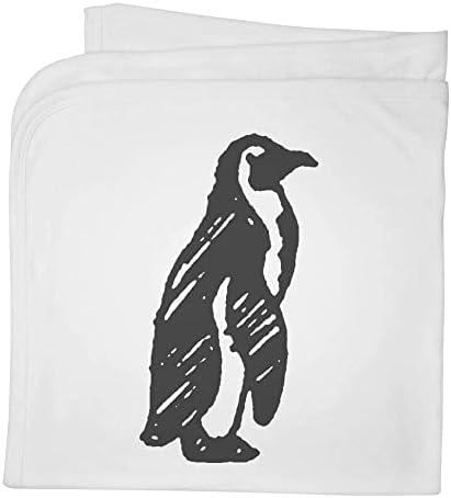 Azeeda 'Penguin' כותנה שמיכה / צעיף