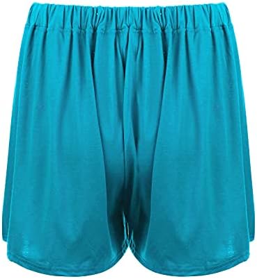 מכנסיים קצרים של Beuu Bermuda לנשים מכנסיים קצרים מזדמנים שרוך מותניים אלסטיים פרוע שולי קיץ קצרים מכנסי