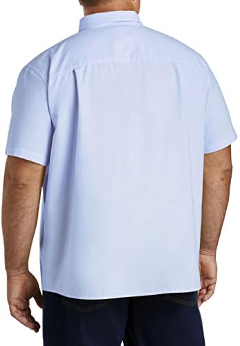 חולצת ספורט אוקספורד לגברים עם שרוולים קצרים עם כיס חזה