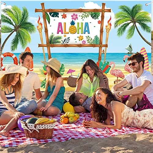 אלוהה טרופי מסיבת קישוטי חוף רקע-הוואי מסיבת קישוטי חוף מסיבת קישוטי קיץ באנר הוואי מסיבת קישוט תמונה