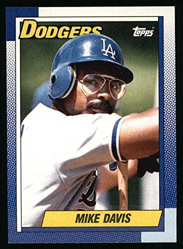 1990 Topps 697 מייק דייוויס לוס אנג'לס דודג'רס NM/MT Dodgers