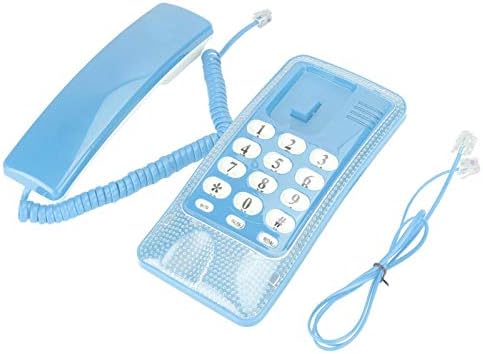 טלפון קיר מיני, טלפון קווי קווי קיר רטרו קיר עם פונקציית פלאש ופונקציה אילמת שיחה, ממשק RJ45 המופעל בטלפון