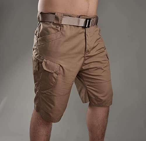 מכנסי מטען לגברים של פיררו טיולים בקיץ טיולים קלים מהירה מהירה ויבש חיצוני מכנסיים קצרים טקטיים מזדמנים