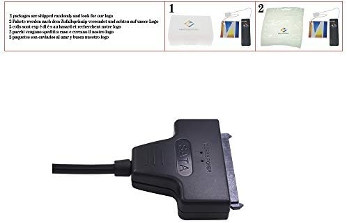 USB 2.0 עד 7 15 22 סינט סאטה מתאם כבלים מתאם USB חיצוני עבור 2.5 '' SATA III SSD HDD CHARG DISCE CONVERTER
