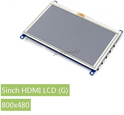 5 אינץ '800x480 מסך מגע התנגדות צג תצוגת LCD צג HDMI ממשק תומך ב- Raspberry Pi 4 3 2 דגם B A+ B+