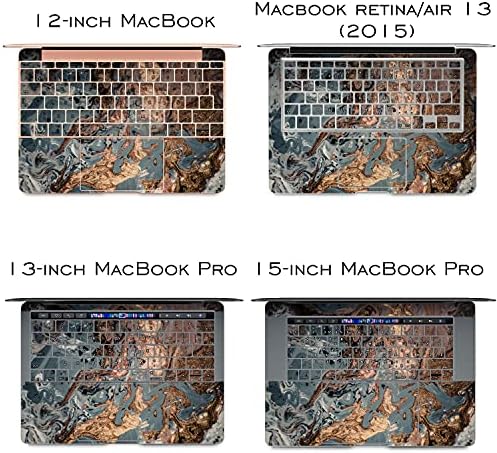 Cavka Vinyl Mancal עור תואם ל- MacBook Pro 16 M1 Pro 14 2021 AIR 13 M2 2022 רשתית 2015 MAC 11 MAC 12 עיצוב כיסוי