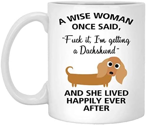 חכם אישה פעם אמר מצחיק תחש אמא כלב ספל מתנות שלה סרקסטי קפה ספלי לנשים כלב ליידי 11 עוז