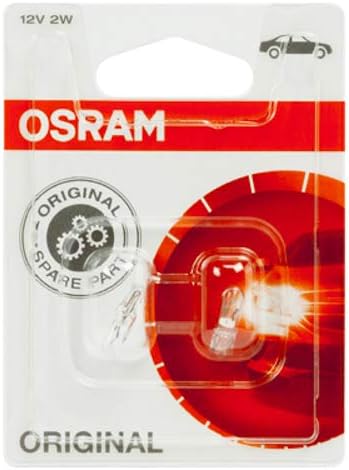 OSRAM מקורי 12V Halogen Auxiliary Lightst 2722-02B בשלפוחית ​​כפולה