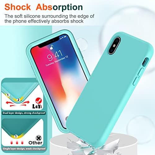 Leyi for iPhone X Case, iPhone 10/X Thone Thon