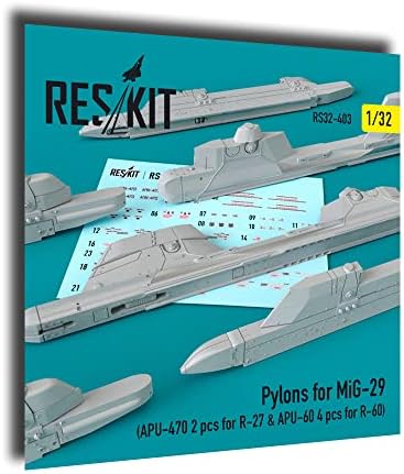 Reskit rs32-0403-1/32 pylons עבור MIG-29