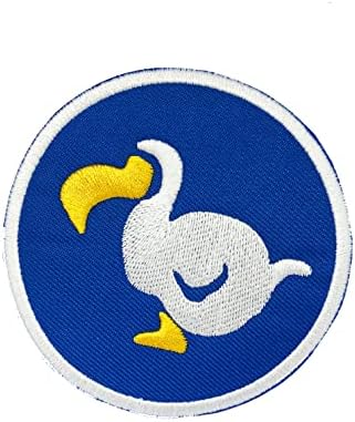 Oysterboy Dodo Airline Logo DAL ממעבורת בעלי חיים חציית ברזל/ תפור על טלאי אפליקציה רקומים לתלבוש