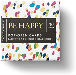 פופ מהורהר-כרטיסים פתוחים על ידי קומפנדיום: להיות מאושר-30 כרטיסי פופ פתוח, כל אחד עם מסר מעורר השראה