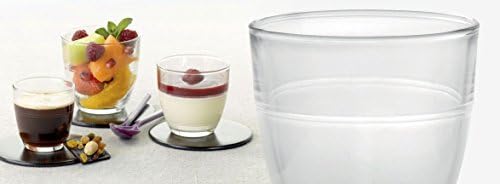דוראלקס תוצרת צרפת כוסות שתיית כוסות זכוכית ג ' יגון, 5.75 אונקיה-סט של 6, ברור