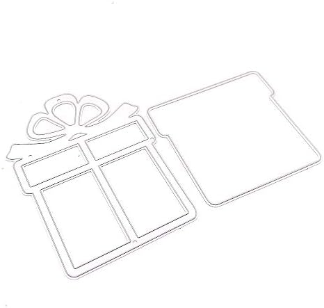Kscraft מתנה לכרטיס מתנה חיתוך מתכת מתות שבלונות לריכוז DIY/אלבום תמונות דקורטיבי בלטות DIY כרטיסי נייר