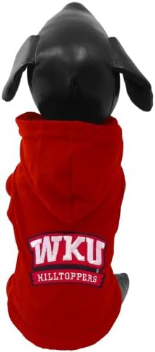 NCAA מערבית קנטאקי הילטופרים כותנה כותנה חולצת כלבים עם ברדס, גדולה