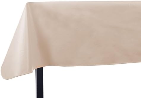 מלבן ויניל כבד של חובה כבד או מלבן מפת שולחן מרובע - 6 מד מפת שולחן כבד - פלנל מגובה - מפת שולחן
