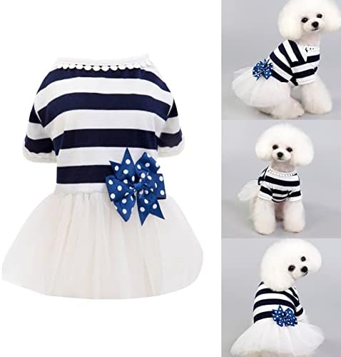 בגדים לחיות מחמד לכלבים קטנים ילד שמלת קיץ חולצה עבור צ ' יוואווה יורקשייר טרייר זכר תלבושות חתול