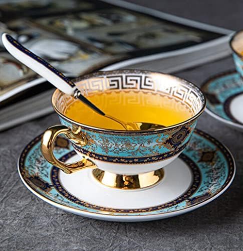 י. ב. ק. טק אירו סגנון עצם סין כוס & צלחת סט, קרמיקה תה קפה כוס לבית מטבח חתונה