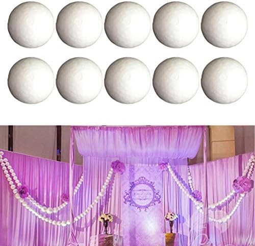 Valiclud 25 יחידות 7 סמ כדורי קצף לבנים כדורי כדור עגול חלקים עגול ילדים דוגמנות דוגמניות קצף צורת מסיבת חתונה