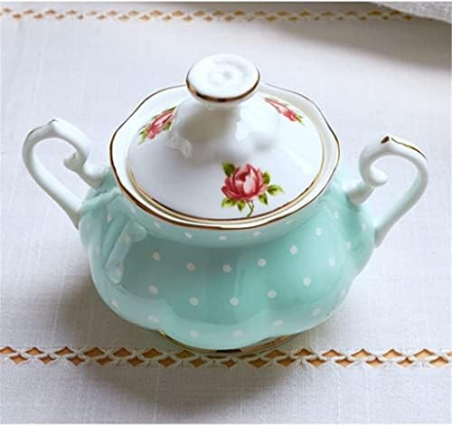 קומקומים מודרניים מודרניים פולקה נקודה ירוקה קומקום קומקום כוס קרמיקה קומקום תה ספל תה אחר הצהריים סט תה ביתי