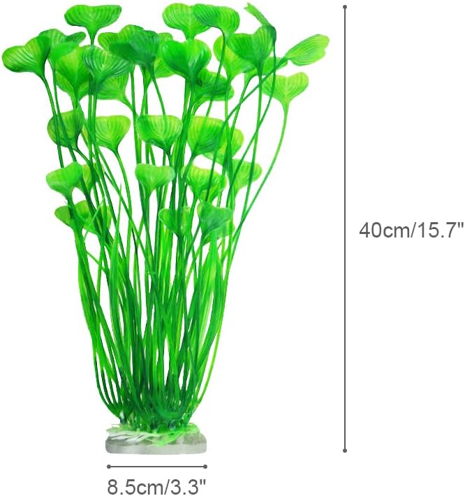 2 יחידות מלאכותי אקווריום צמחים לאקווריום קישוטי 15.75 סנטימטרים
