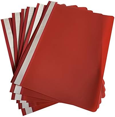 חבילה של 12 תיקיות פרויקט אדומות א4 מאת ג ' נרקס