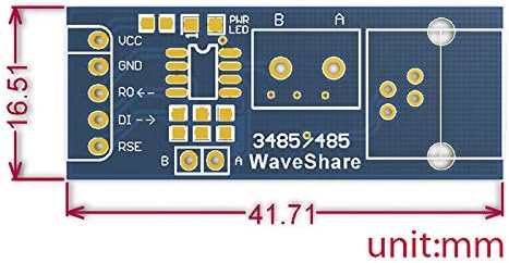 RS485 UART ל- 485 מודול 5V RS485 לוח תקשורת RS485 משדר, על הלוח SP485/MAX485 משלב ראש Pinheaders ומחברים