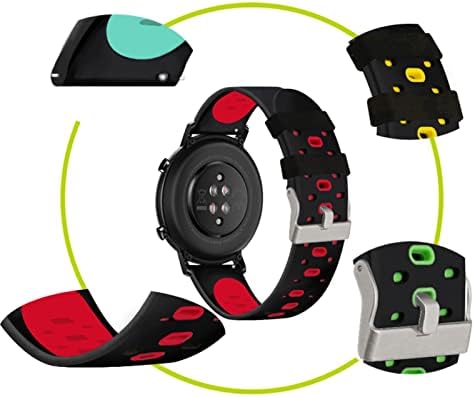 SKXMOD 20 ממ רצועת Watchband צבעונית עבור Garmin Forerunner 245 245M 645 Music vivoactive 3 Sport Silicone