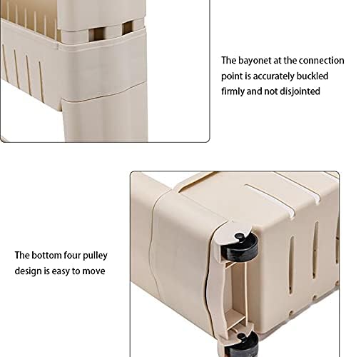 מדפי אחסון אמבטיה WXXGY מדפי אחסון רצפה עמידה במקרר פער מתלה לאחסון מתלים אחסון אמבטיה קמלים יחידת אחסון