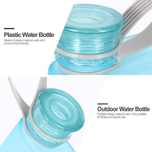 Doitool ניידים בקבוק מים שטוחים בקבוק נסיעות חמוד בקבוק פלסטיק ספל מים חלבית מיכל מים בקבוק