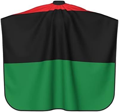 כף תספורת מקצועית של ברבר קייפ, דגלים אפרו אמריקאים דגלים אפריקאים של אפרו-דגל אפרו-אפריקני גדול עם צוואר
