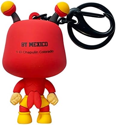 על ידי מקסיקו מקסיקני טלוויזיה אופי 3 ד מחזיק מפתחות, גמיש צבעוני עיצובים