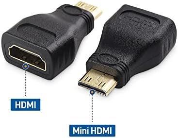 ענייני כבלים דו-חבילה מיני HDMI למתאם HDMI