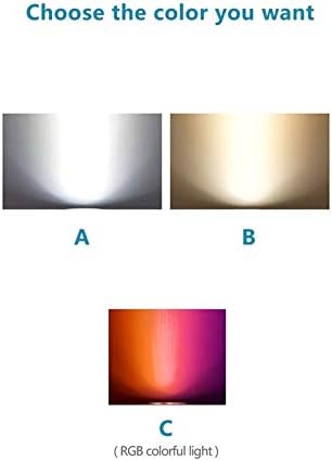 אורות בריכה של ASPZQ LED IP68 אטום למים 12 וולט מתח נמוך RGB שינוי צבע משובץ אורות קבורים לבריכות,