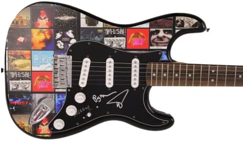 טריי אנסטסיו, מייק גורדון, פייג 'מקונל להקת חתימה חתימה בגודל מלא בהתאמה אישית של פנדר סטרטוקסטר גיטרה