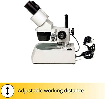 מיקרוסקופ סטריאו 3 לבנהוק-3ד תצפיות על תכשיטים, מינרלים, מטבעות וחפצים מעניינים אחרים