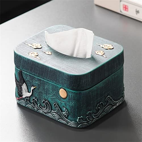 N/A סיני זן רקמות קופסה קישוט סלון שולחן קפה שולחן חדר שינה שולחן קופסת נייר סינית