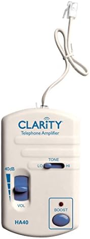 Clarity HA 40 מגבר טלפוני לאובדן שמיעה קל עד קשה