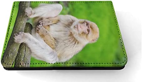 קוף קוף לבן מקסים חמוד 2 כיסוי מארז טאבלט של אפל לאייפד אוויר / אייפד אוויר