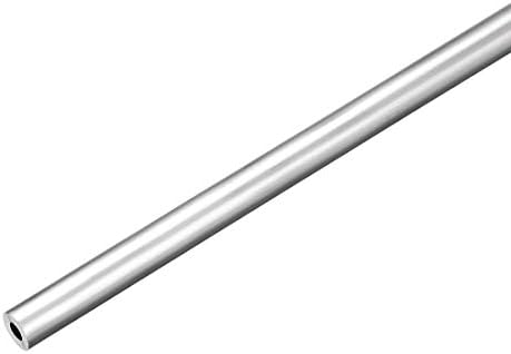 uxcell 6063 חלקה אלומיניום צינור צינור ישר אורך 1 רגל אורך 0.156 אינץ 'מזהה 0.312 אינץ' OD